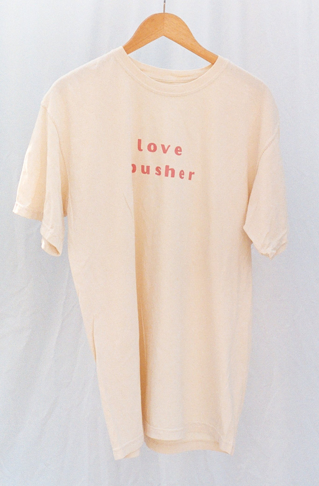 love pusher, love pusher tee, mantra collection, soul proprietor, streetwear, black owned business, women owned business, small business, sustainable fashion, mantras, positive affirmations